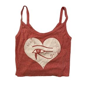 Red tank top with Egyptian eye